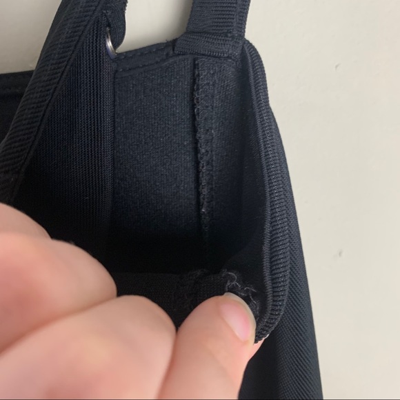 NWT Black Leith Noir Lace Up Bodycon Dress - Picture 12 of 14